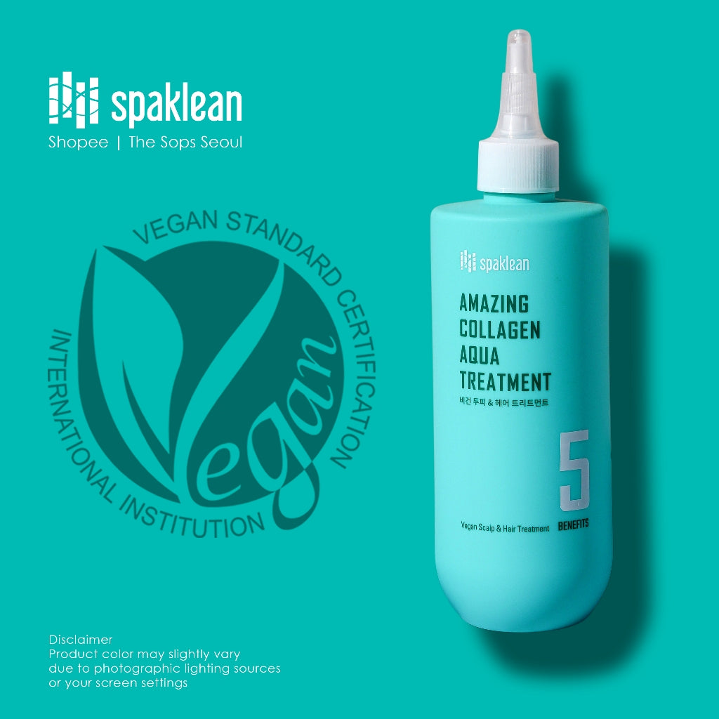 Spaklean Amazing Collagen Scalp Shampoo & Aqua Treatment Set