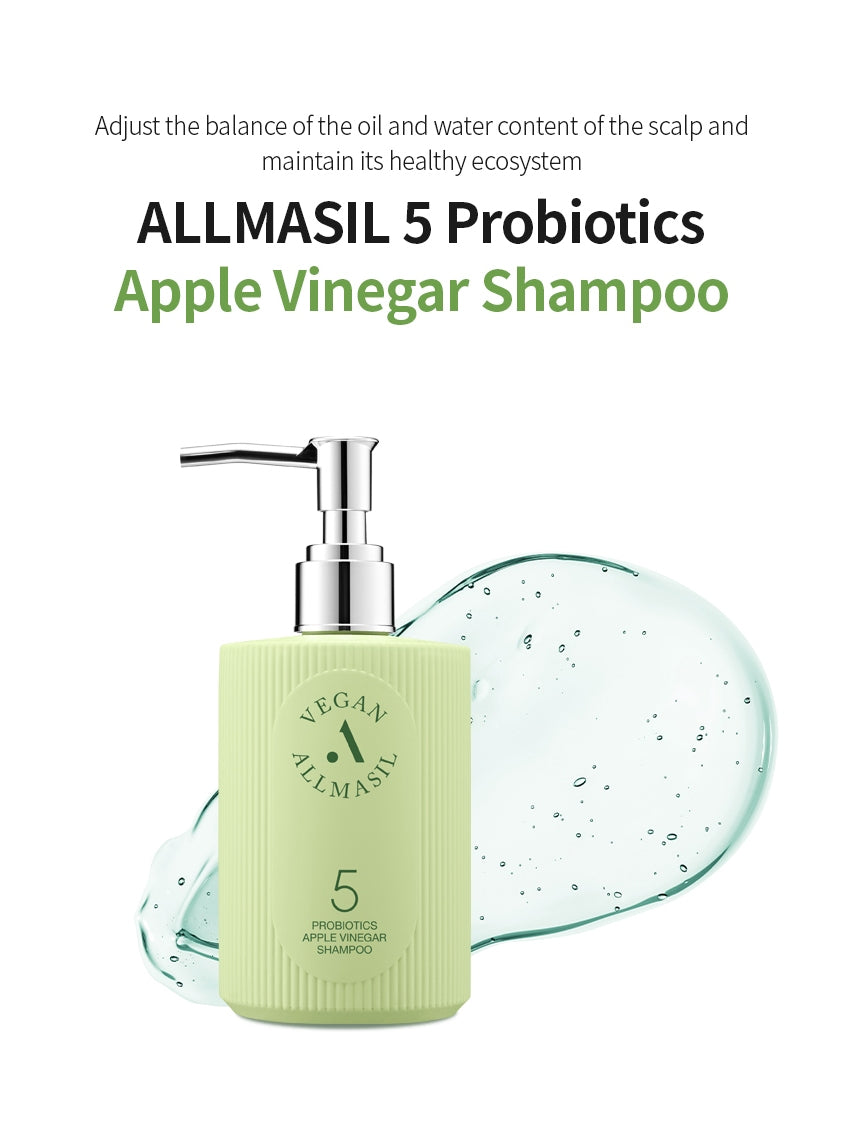ALLMASIL 5 Probiotics Apple Vinegar Shampoo 300ml