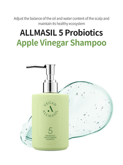 ALLMASIL 5 Probiotics Apple Vinegar Shampoo 300ml