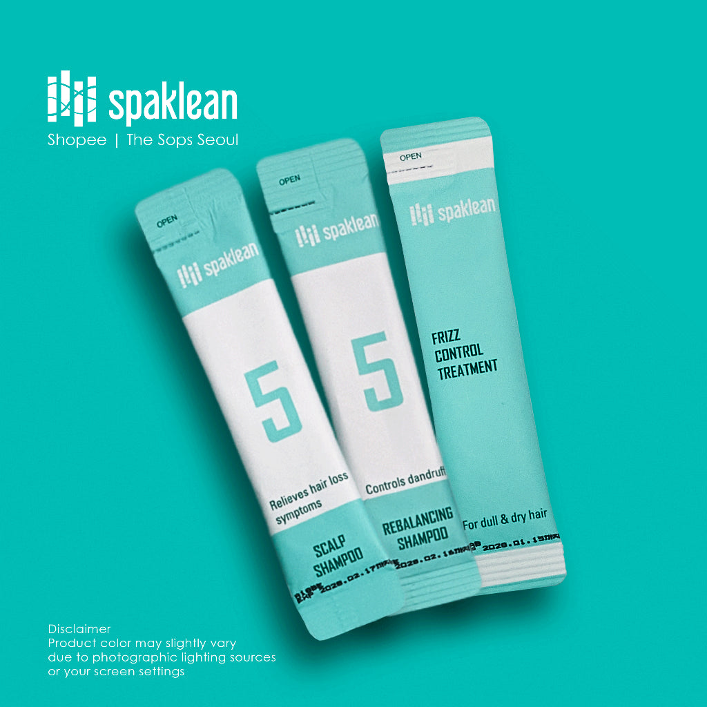 Spaklean Shampoo & Treatment Travel Kit (Sachet Packaging)