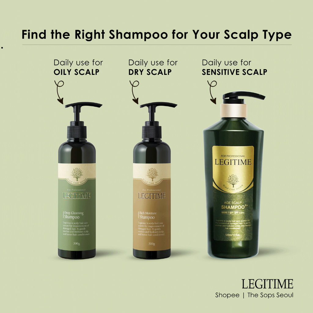 LEGITIME Deep Cleansing Shampoo (300g)