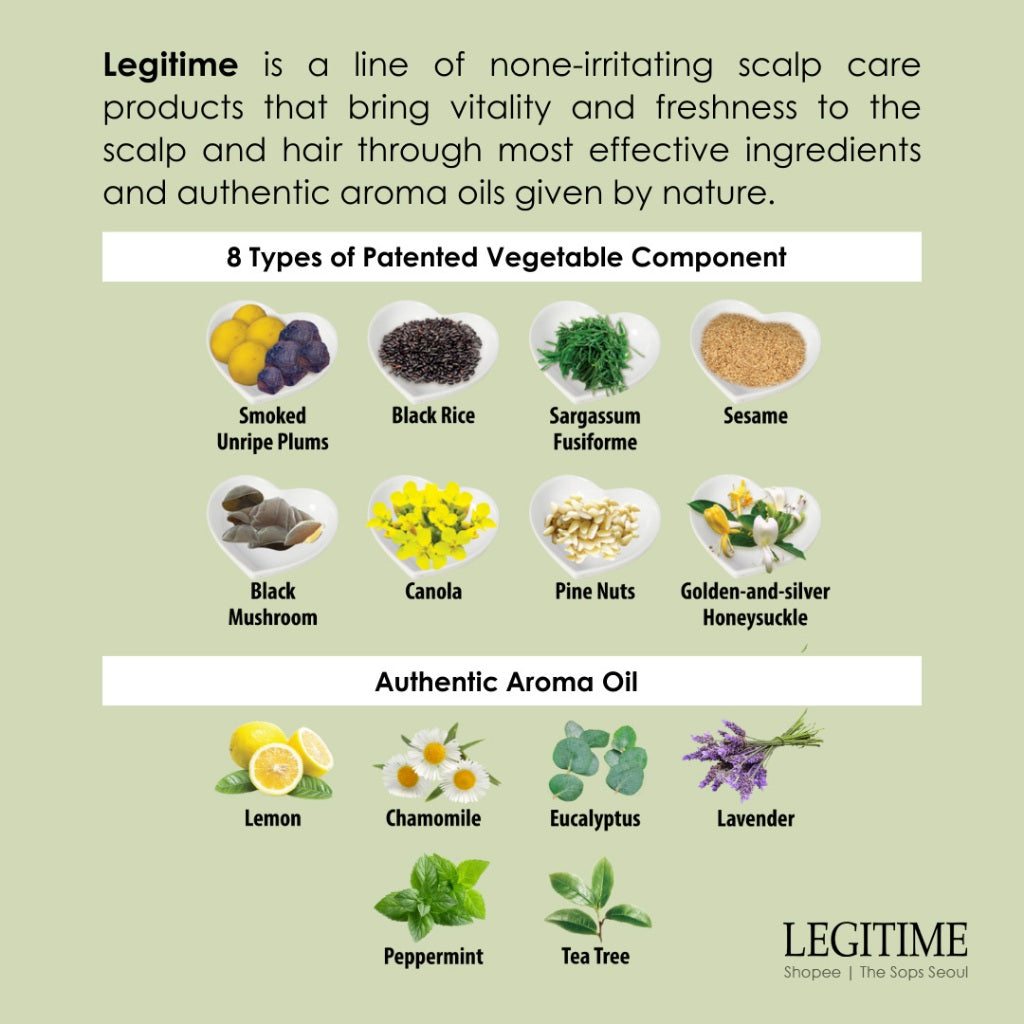 LEGITIME Deep Cleansing Shampoo (300g)