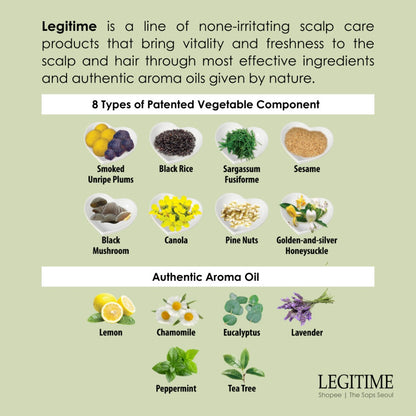 LEGITIME Deep Cleansing Shampoo (300g)