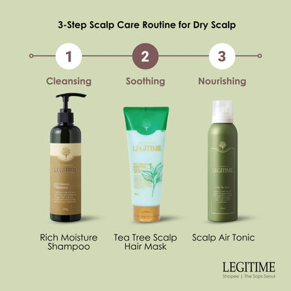 LEGITIME Rich Moisture Shampoo (300g)