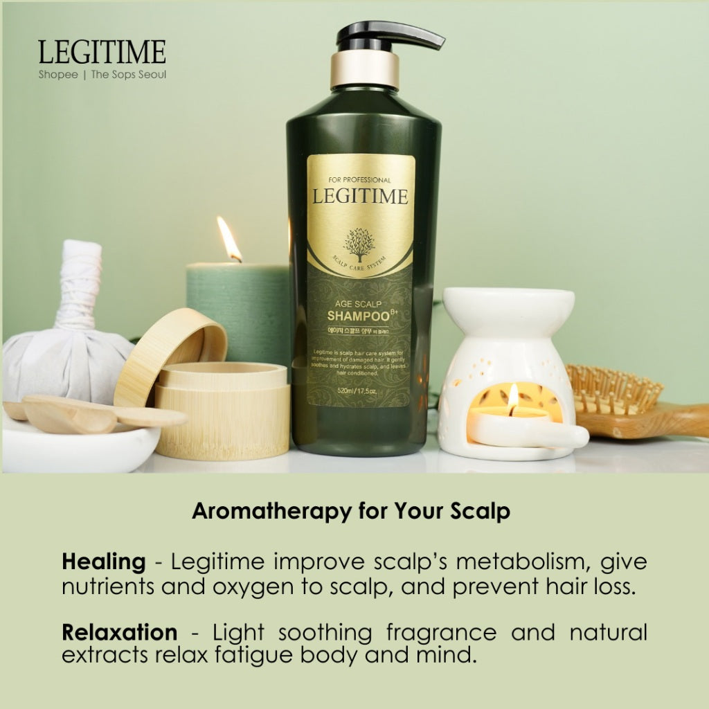 LEGITIME Age Scalp Shampoo B+ (520ml)