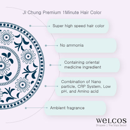 Welcos Ji Chung Premium 1Minute Hair Color