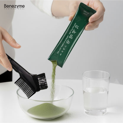 Benezyme SSUC Powder Color Cream | Dye Hair With Water | 10g x 3 sachets |  草本水染